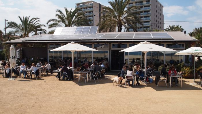 Conergy self-consumption pilot project at the organic restaurant Lasal del Varador, Barcelona / Spain