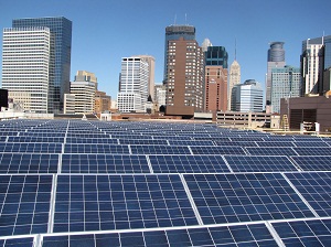 Solar on the Minneapolis Convention Center