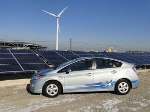 Solar, wind and EV's play nice together.