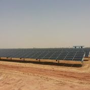 A 5 MW solar array in India. Courtesy IREDA. 