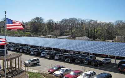 SolarWorld PV canopy at Cincinnati Zoo. Courtesy SolarWorld. 