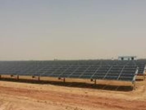 India solar array