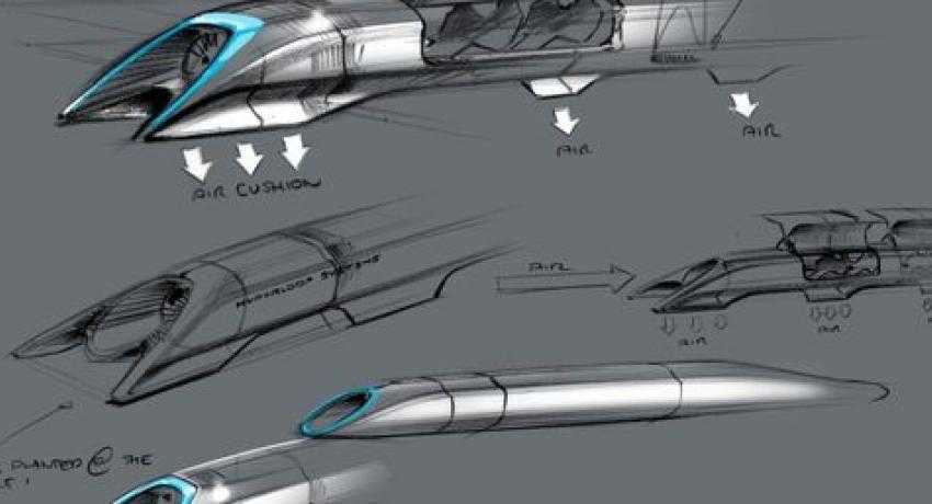 Solar powered hyperloop