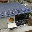 A solar panel system on HUB Brewery in Vancouver, WA