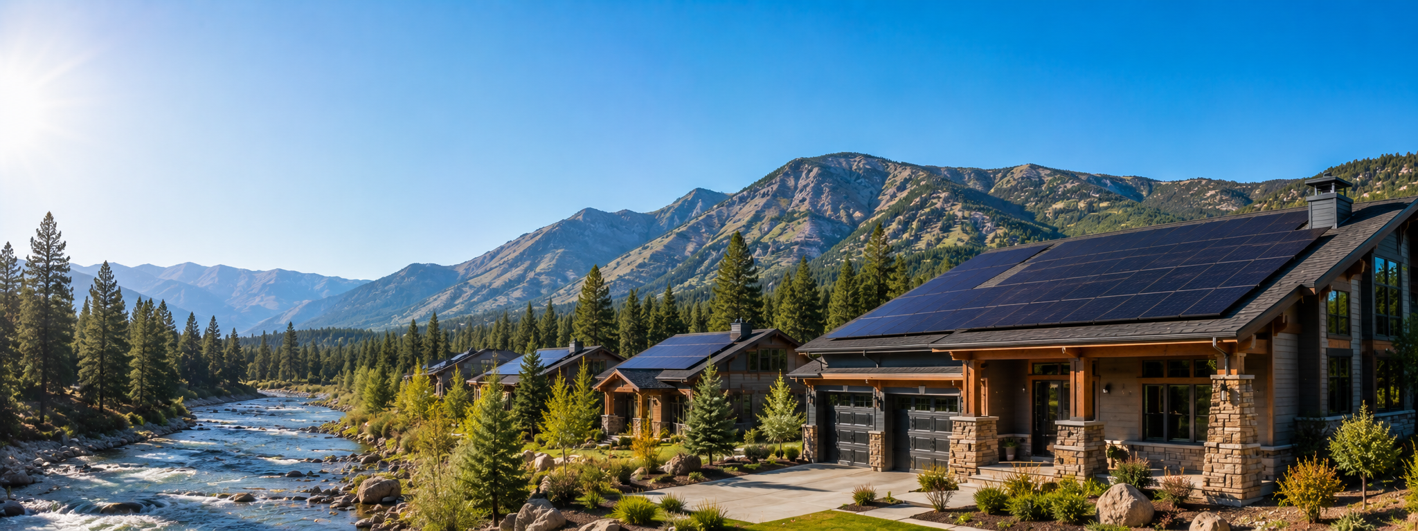 Premium Idaho solar leads — Idaho homes with rooftop solar panels
