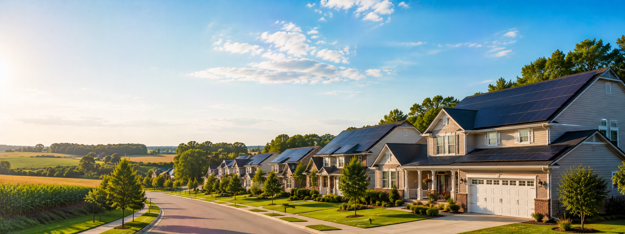 Premium Indiana solar leads — Indiana homes with rooftop solar panels