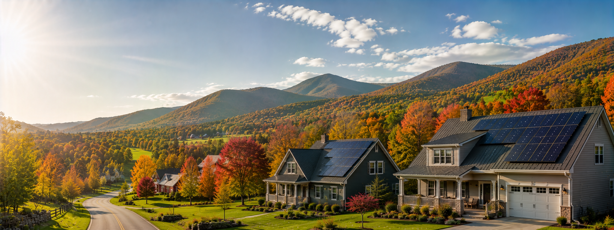 Premium Vermont solar leads — Vermont homes with rooftop solar panels