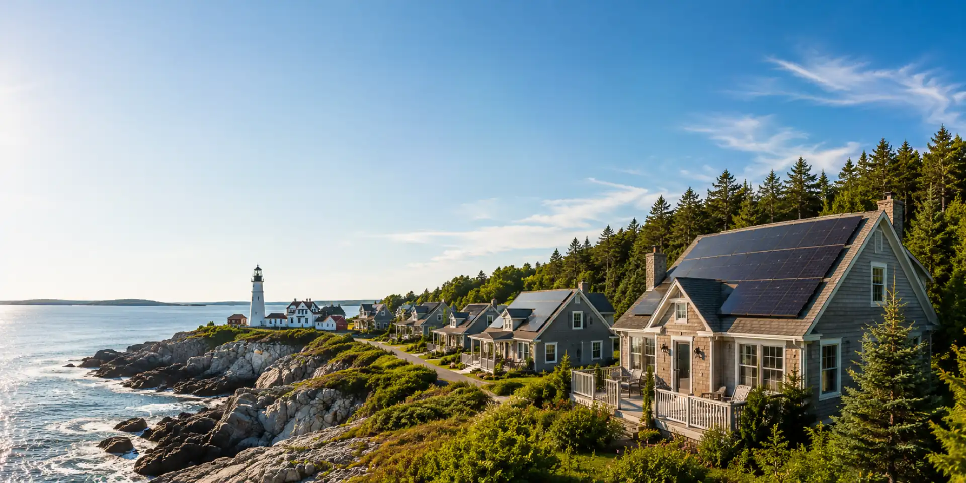 Premium Maine solar leads — Maine homes with rooftop solar panels