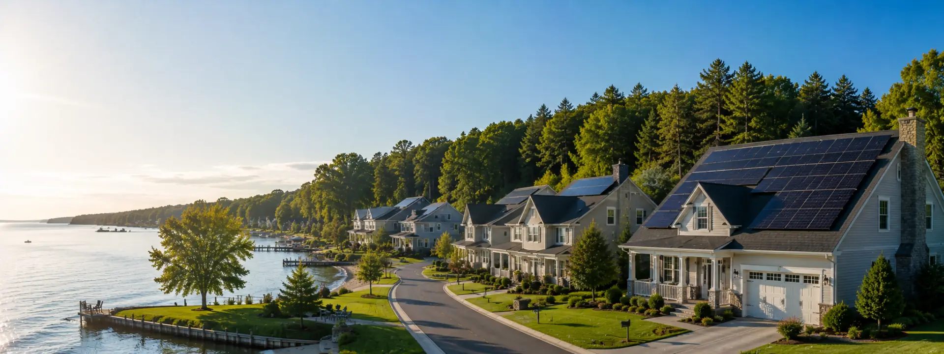 Premium Michigan solar leads — Michigan homes with rooftop solar panels